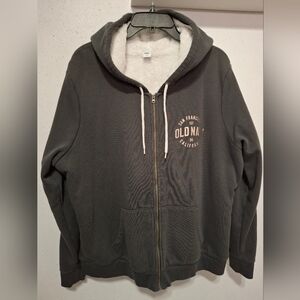Old Navy Gray Zip-Up Hoodie